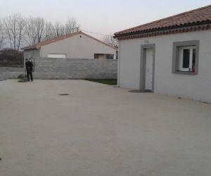 Espaces verts enrochement